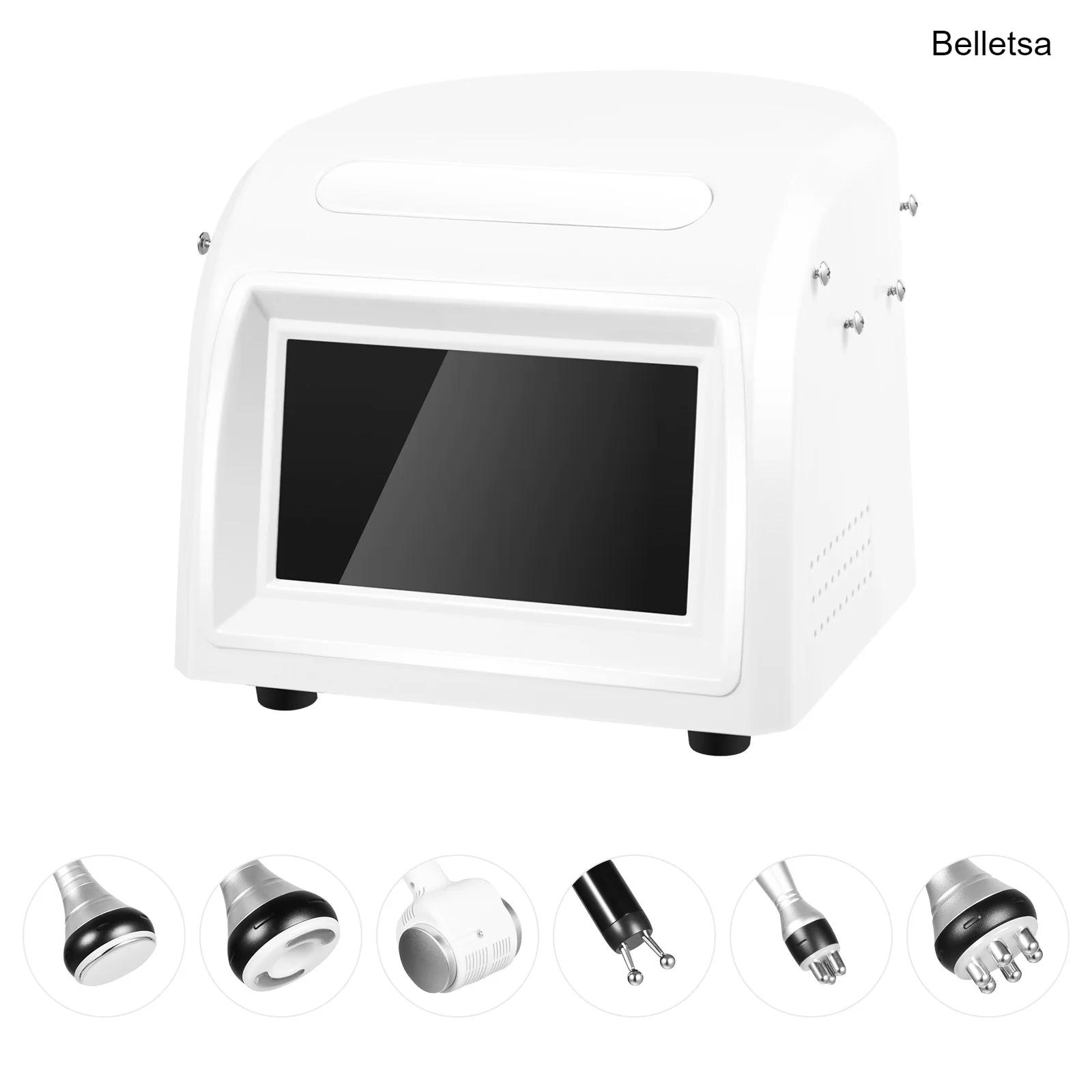 6-in-1 Beauty Machine 40K RF Fat Blasting Cavitation Machine with 6 Head for Spa Salon Home Facial Body Slimming – 250W EU Plug 6-in-1 Beauty Machine 40K RF Fat Blasting Cavitation Machine with 6 Head for Spa Salon Home Facial Body Slimming – 250W EU Plug