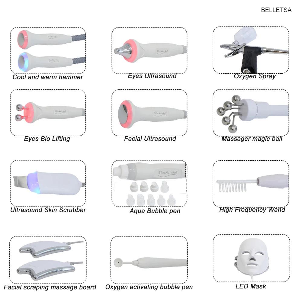 12 in 1 Hydro Dermabrasion Machine Deep Cleaning Facial Lifting Water Oxygen Spray Skin Scrubber Care Bubble SPA Beauty Device 12 in 1 Hydro Dermabrasion Machine Deep Cleaning Facial Lifting Water Oxygen Spray Skin Scrubber Care Bubble SPA Beauty Device