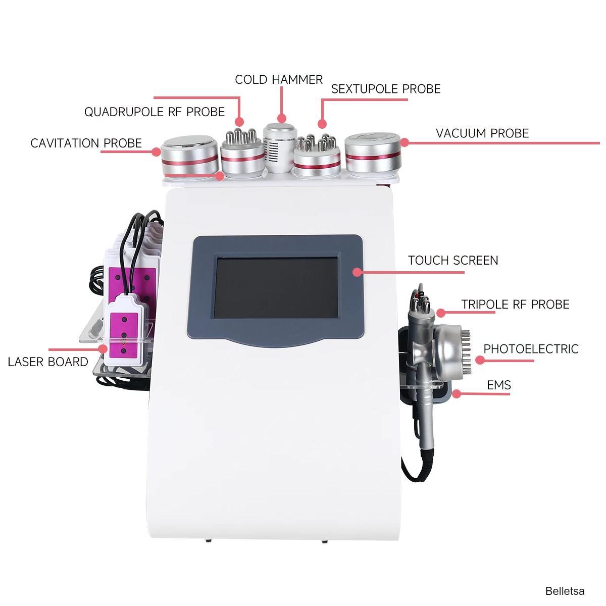 9 IN 1 80K Facial Ultrasound Body Cavitation Shaping Massager Machine Home Facial Deep Cleaning Beauty Device Anti Cellulite 9 IN 1 80K Facial Ultrasound Body Cavitation Shaping Massager Machine Home Facial Deep Cleaning Beauty Device Anti Cellulite