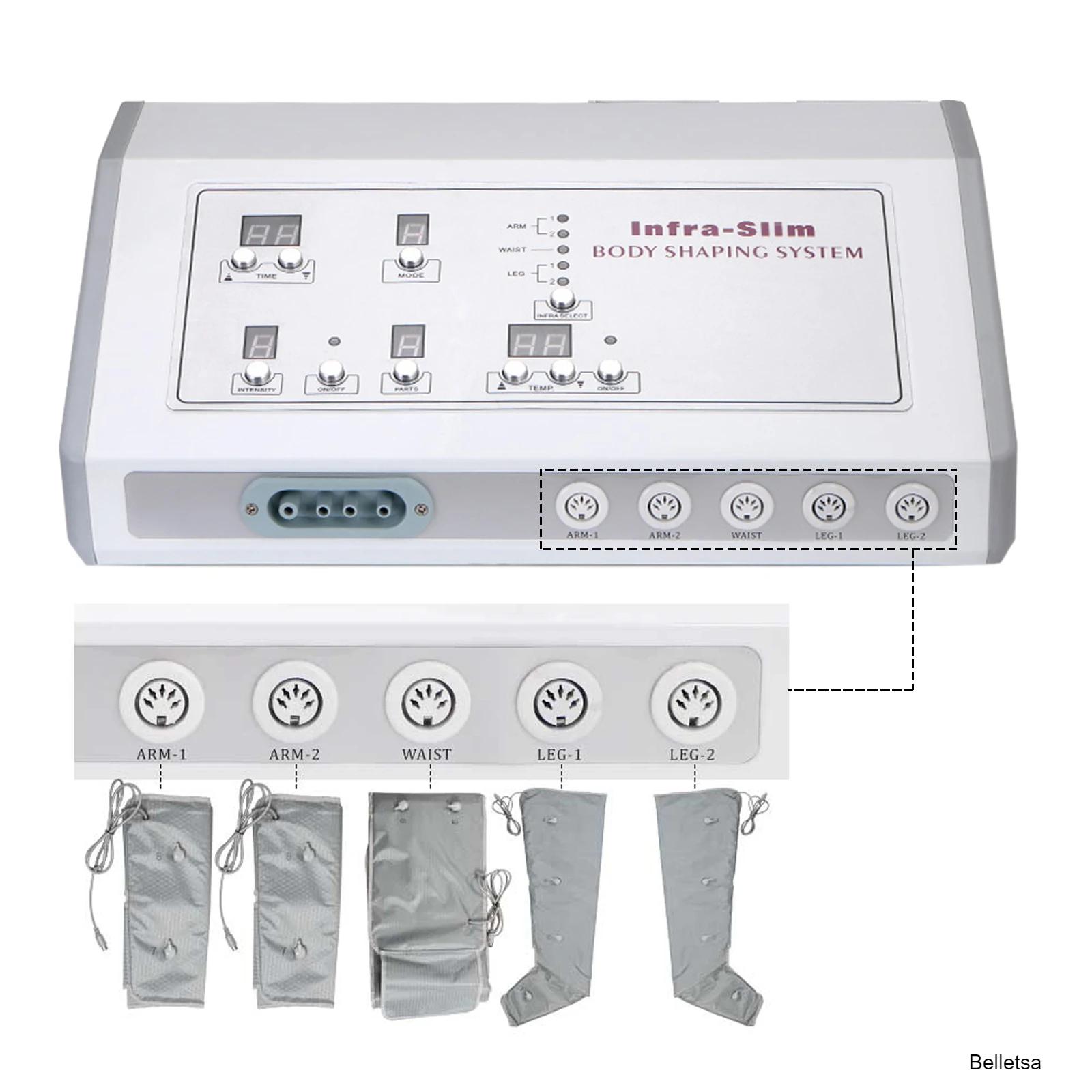 Air Pressure Slimming Suit, Pressotherapy Body Contouring Machine with Far Infrared Heating, 7-Level Massage for Weight Loss SPA Air Pressure Slimming Suit, Pressotherapy Body Contouring Machine with Far Infrared Heating, 7-Level Massage for Weight Loss SPA