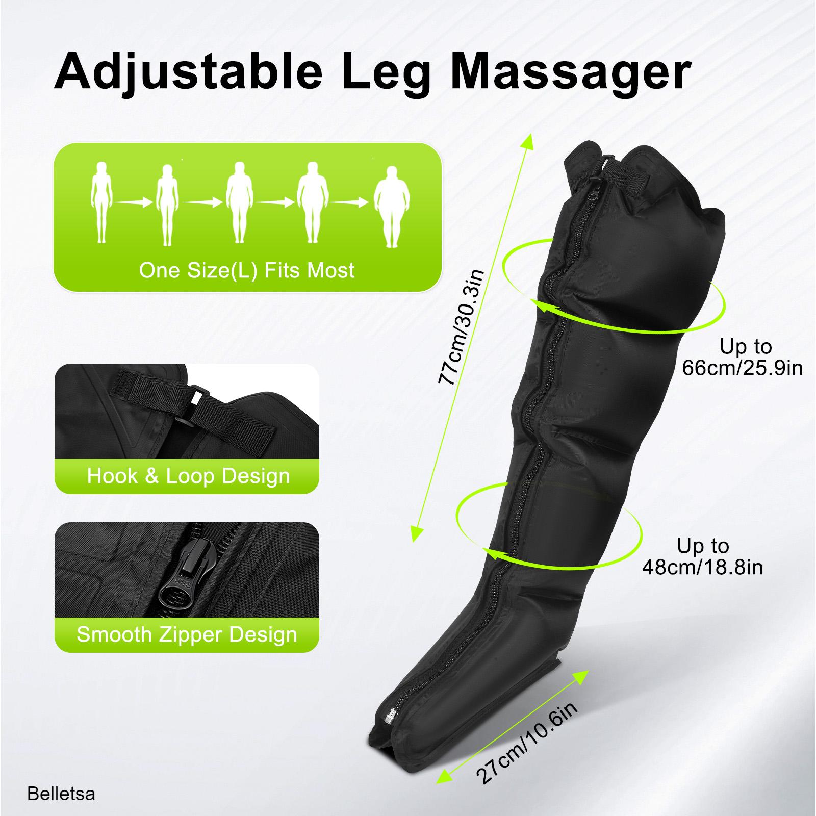 Air Compression Arm Leg Massager Set with 10 Intensity Levels Full Coverage Pain Relief Leg Massager One Size for Men Women Home Air Compression Arm Leg Massager Set with 10 Intensity Levels Full Coverage Pain Relief Leg Massager One Size for Men Women Home