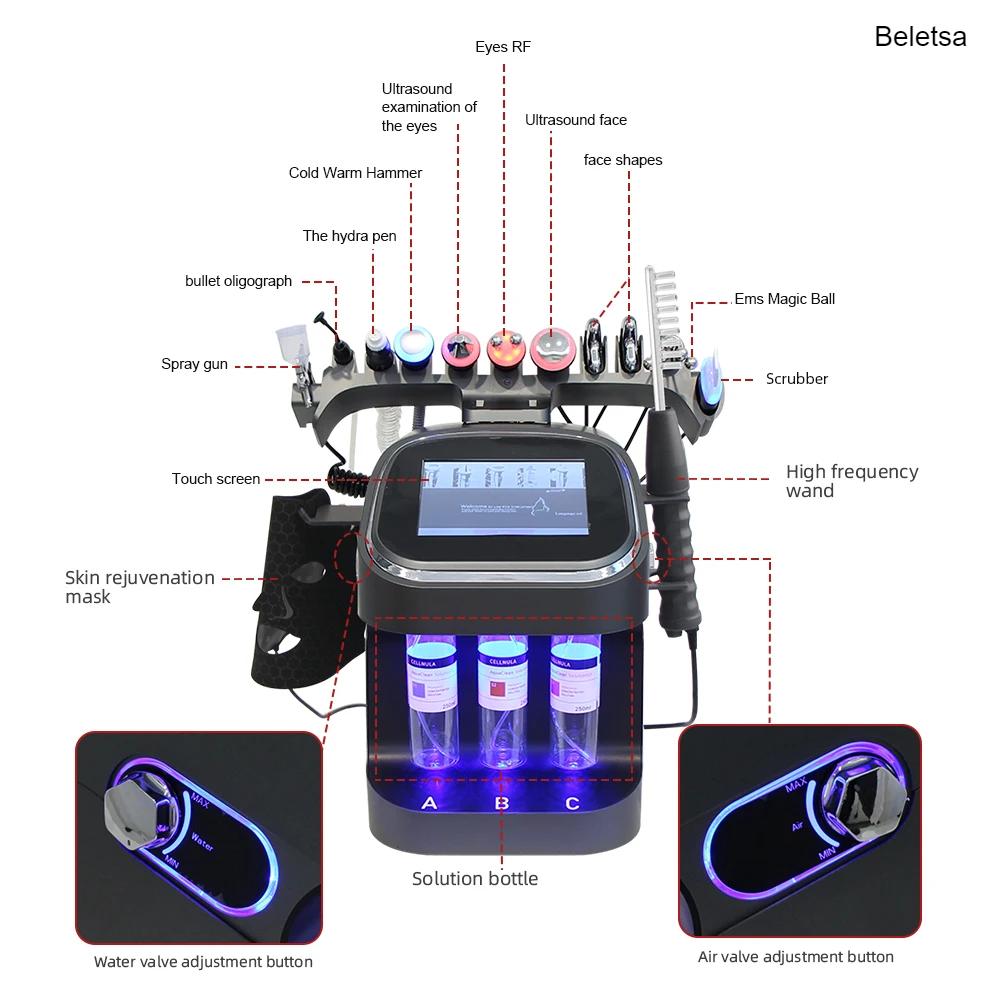 AOKO Updated 12 in 1 Bubbles Skincare Facial spa Hydrogen Purification Face Cleaning Professional Beauty Machines AOKO Updated 12 in 1 Bubbles Skincare Facial spa Hydrogen Purification Face Cleaning Professional Beauty Machines