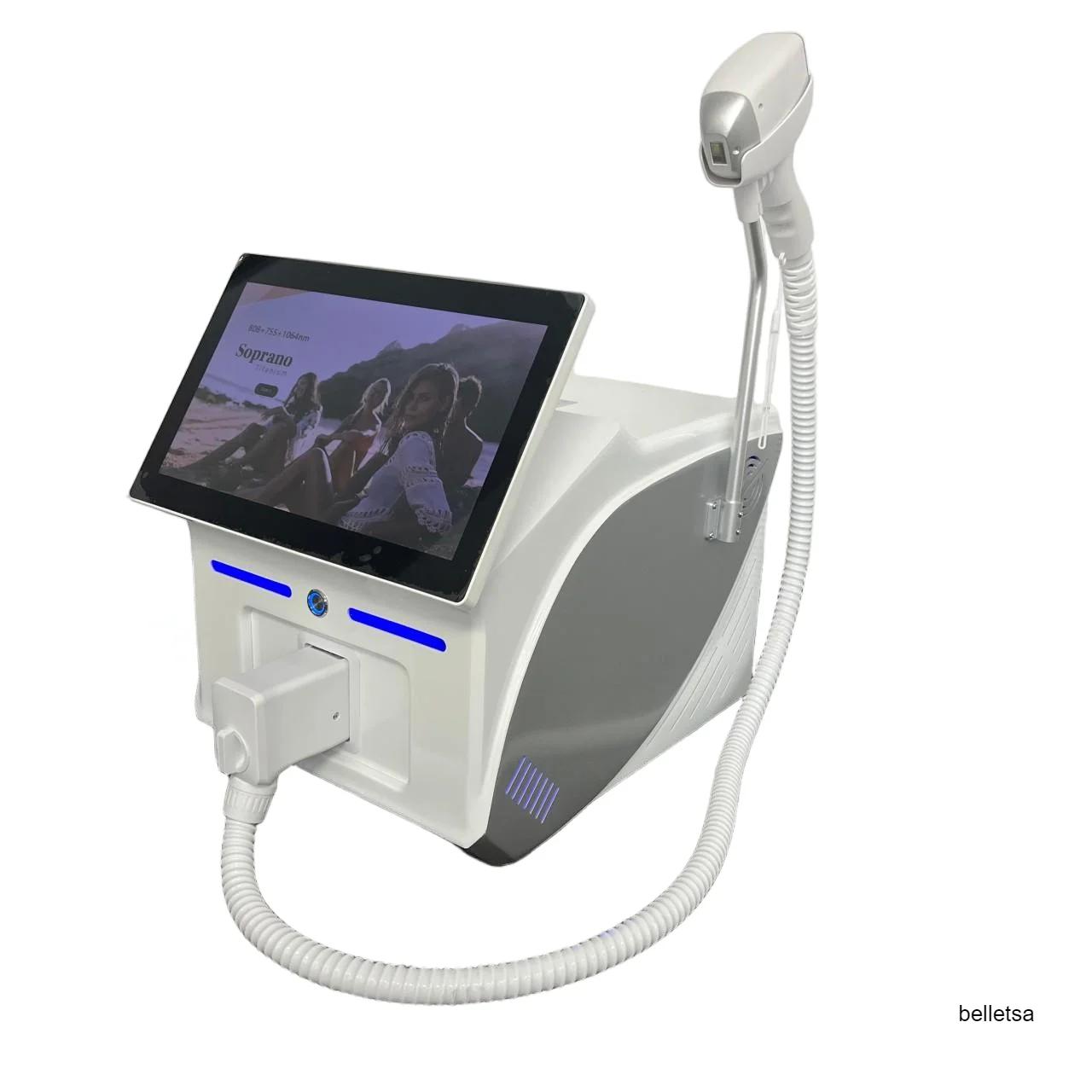 Professional 4‑Wavelength Diode Laser Hair Remover 5000W Soprano Ice System With LCD Handpiece 755 808 940 1064nm Alexandrite Permanent Hair Reduction For Beauty Salon CE Certificate EU Stock 3‑7 Days Professional 4‑Wavelength Diode Laser Hair Remover 5000W Soprano Ice System With LCD Handpiece 755 808 940 1064nm Alexandrite Permanent Hair Reduction For Beauty Salon CE Certificate EU Stock 3‑7 Days