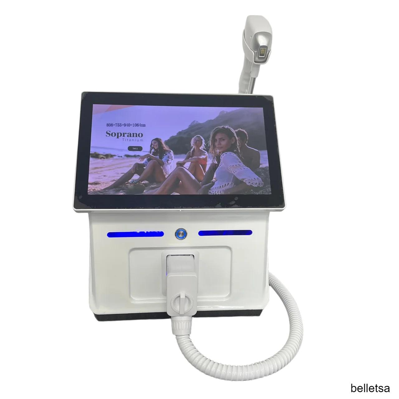 Professional 4‑Wavelength Diode Laser Hair Remover 5000W Soprano Ice System With LCD Handpiece 755 808 940 1064nm Alexandrite Permanent Hair Reduction For Beauty Salon CE Certificate EU Stock 3‑7 Days Professional 4‑Wavelength Diode Laser Hair Remover 5000W Soprano Ice System With LCD Handpiece 755 808 940 1064nm Alexandrite Permanent Hair Reduction For Beauty Salon CE Certificate EU Stock 3‑7 Days
